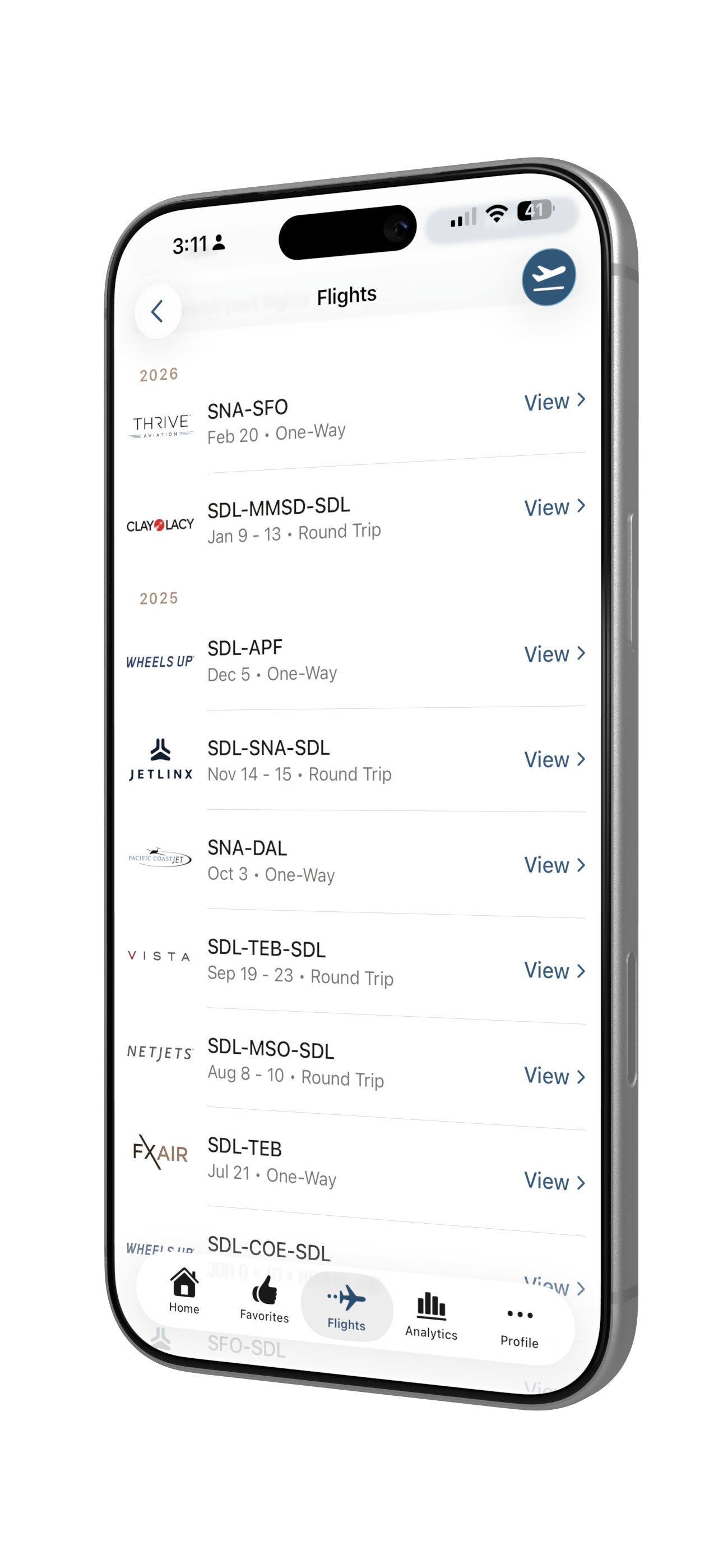FlightWiseOS — your flights, organized